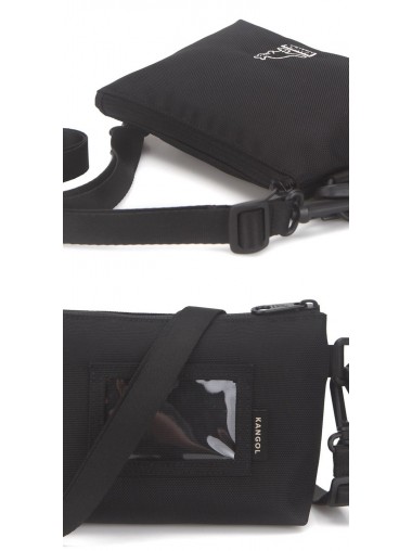Kangol I-D Two-way Cross Bag- Black 3146